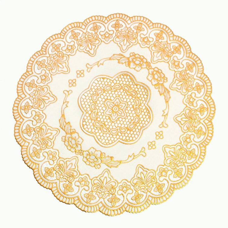 Umber Rea Floral Round Placemat Wayfair Canada